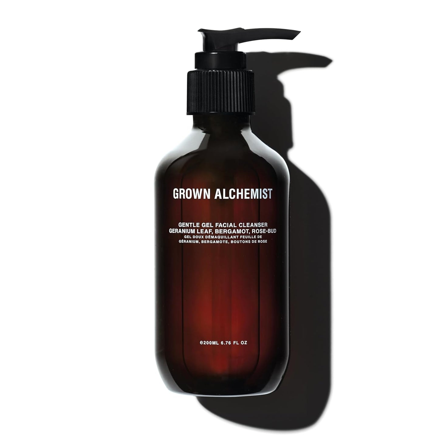 Grown Alchemist Gentle Gel Facial Cleanser (200ml) Natural Face Wash. Hydrating Bergamot & Rosebud Exfoliating with Willow Bark, a Salicylic Acid Alternative.