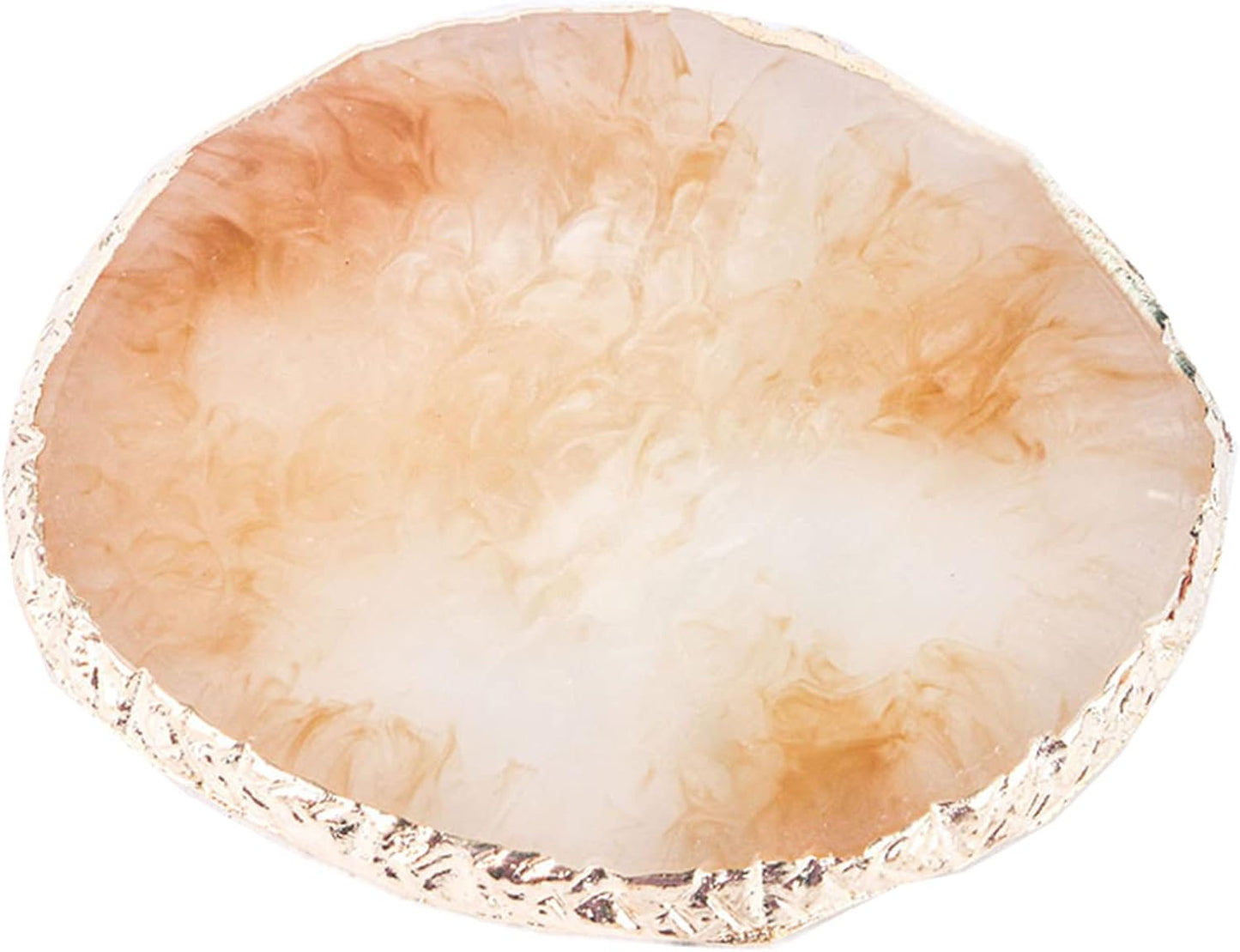 1 Piece Nail Art Palette Nail Polish Palette Mixing Palette Makeup Plate Nail Plates for Nail Art Nail Tip Holder Nail Art Display (1 Brown)