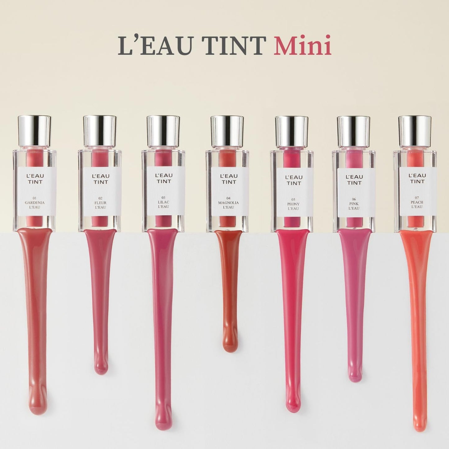 BBIA L’EAU Tint – Glossy & Glow Lip Stain, Watery Lip Tint, Non-Sticky, High Shine Finish, Long-lasting, Moisturizing, Lightweight, Natural, Daily Use, Vegan, Korean Lip Makeup (03 LILAC L'EAU - MINI)