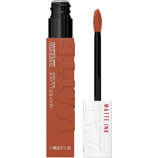 MAYBELLINE Super Stay Matte Ink Liquid Lipstick Makeup, Long Lasting High Impact Color, Up to 16H Wear, Insider (Midtone Yellow Brown)