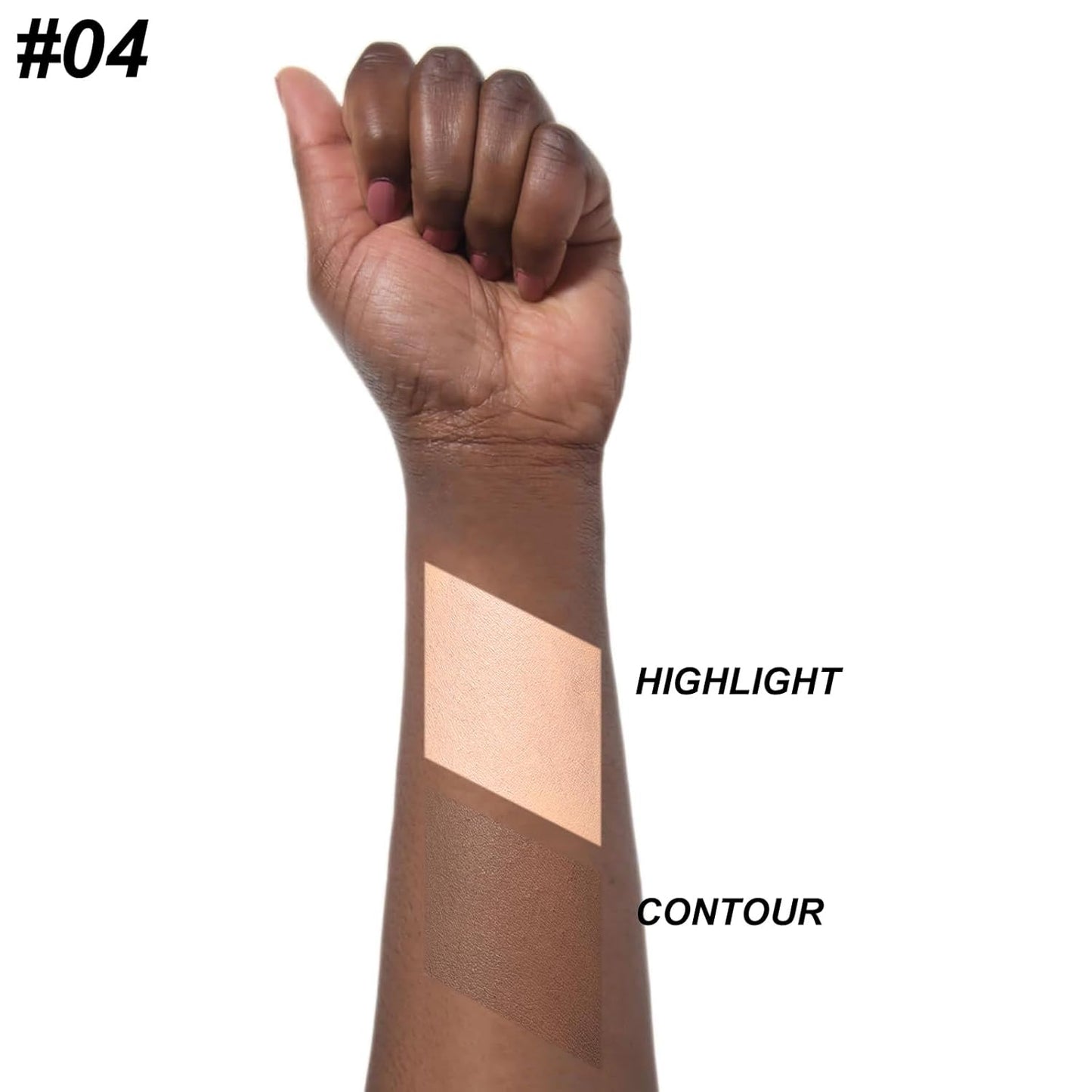 FOCALLURE 2 in 1 Cream Bronzer and Highlighter Stick,Non-greasy & Non-drying Contour Pencil,Easy to Create a Natural Matte Finishing,Long Lasting & Waterproof Face Brighten Make up Pen,TAN