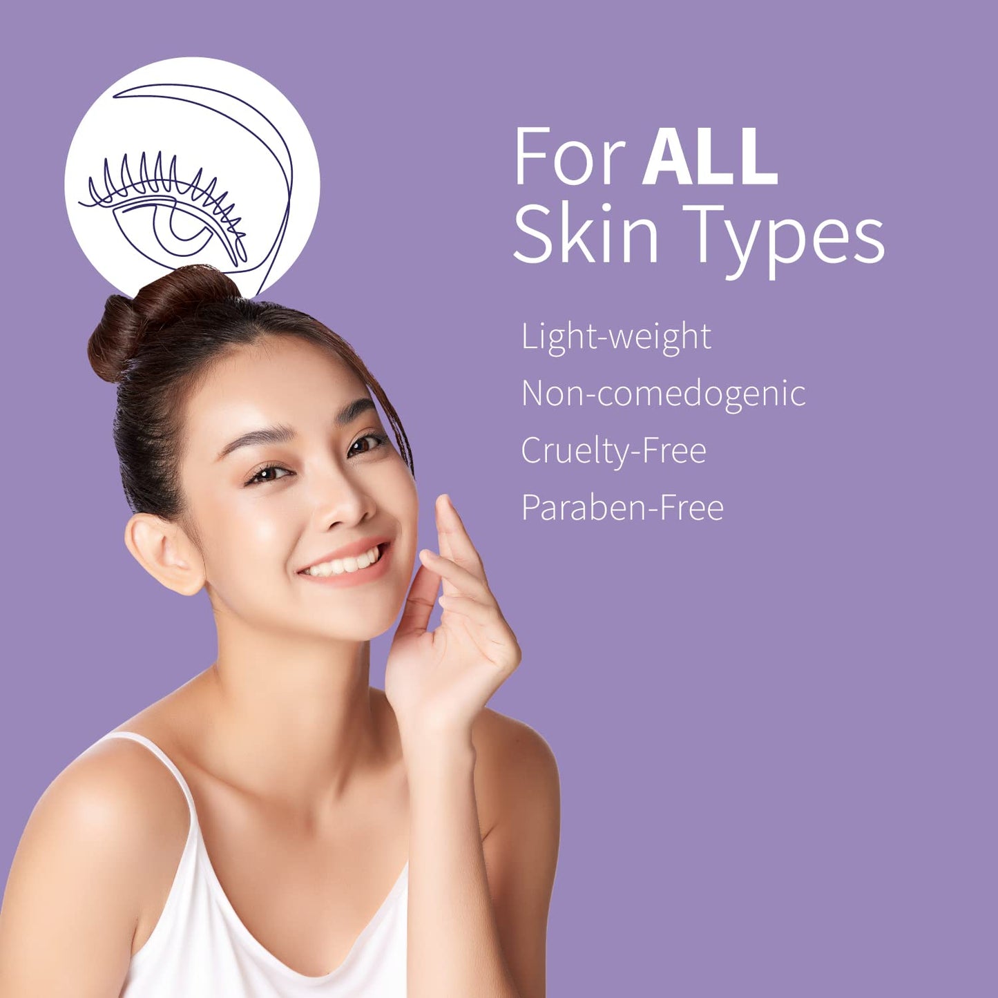 Ebanel Peptides Eye Serum, Dark Circles Under Eye Treatment for Women and Men, Under Eye Bags Puffiness Remover, Eye Lifting and Firming Serum with Wine Extract, Lavender Extract, Olive Leaf Extract