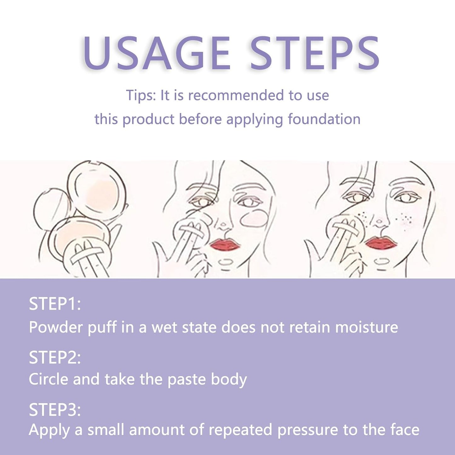 Chillab Lavender Matte Powder,Matte Oil Control Face Pressed Powder,Face Setting Powder with Mini Powder Puff for Silky Flawless Long-Lasting Lightweight Skin-friendly Face Cosmetics (Lavender)