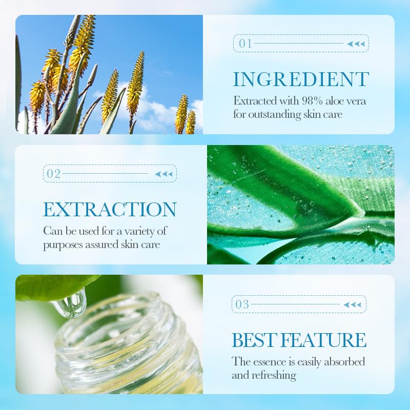 13Pcs Skin Care Products Set, Aloe Vera Skin Care Sets, Skin Care Gift Set for Women Girls, Skincare Routine Set, Face Care Kit for Dry Skin, Hydrating Moisturizer, Cleanser, Face Massage Roller