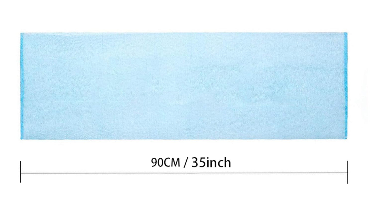 ARCH&M Exfoliating Washcloth Body Scrubber Back Scrubber for Shower Japanese Beauty Washcloth Bath Wash Cloth Korean Exfoliation Luffah Towel Net Sponge Loofah Body Scrub 3 Pack