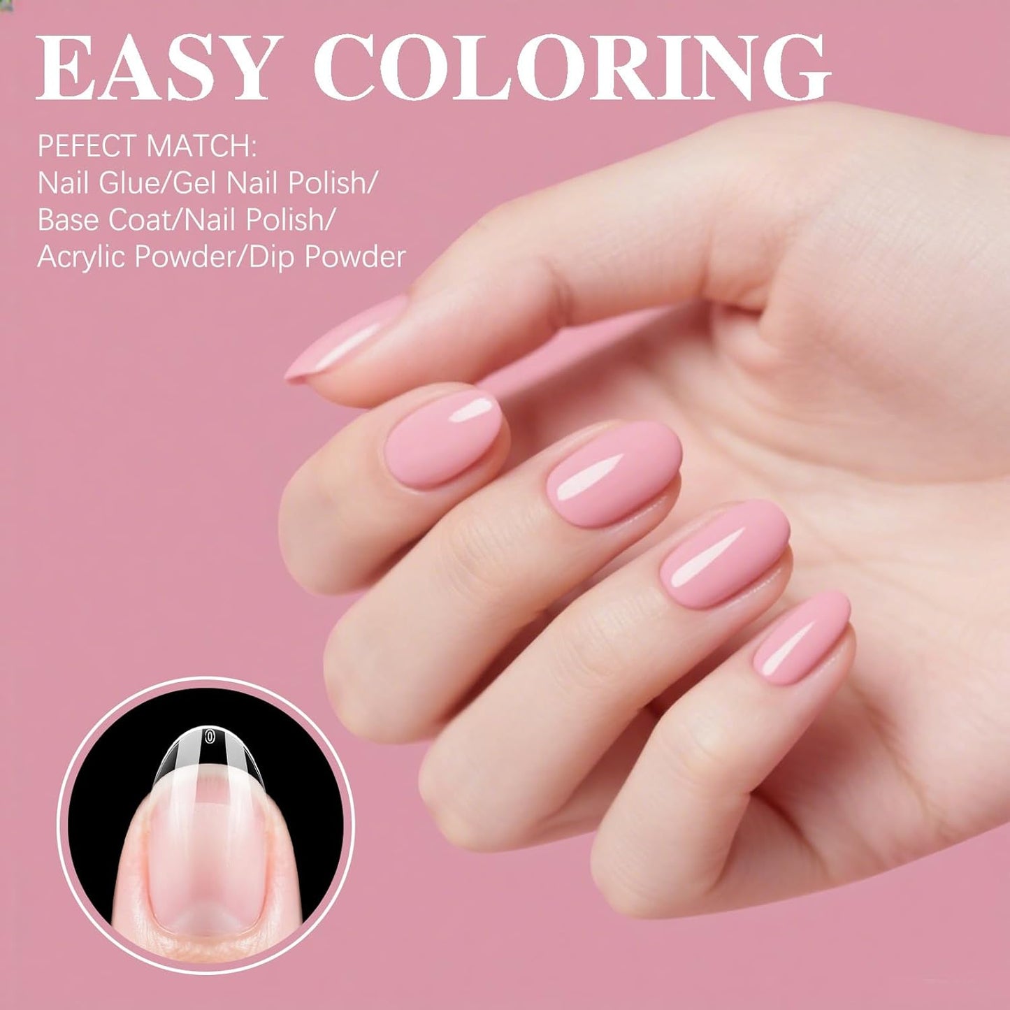 Extra Short Almond Nail Tips, SSWSBYKE 300pcs 15 Sizes Gel Acrylic Nail Tips for Full Cover Pre-Shaped Fake Nails Tips Half Matte Press On Nails for Extension Home DIY Salon