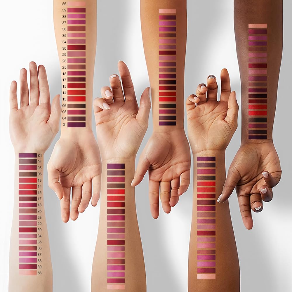 Kaely 2-in-1 Matte Lipstick and Lip Liner, Liquid Lip Stain Makeup for women Long Lasting Waterproof Smudge Proof, labiales matte mate larga duracion listip 24 hours originales, 04 Deep Brown