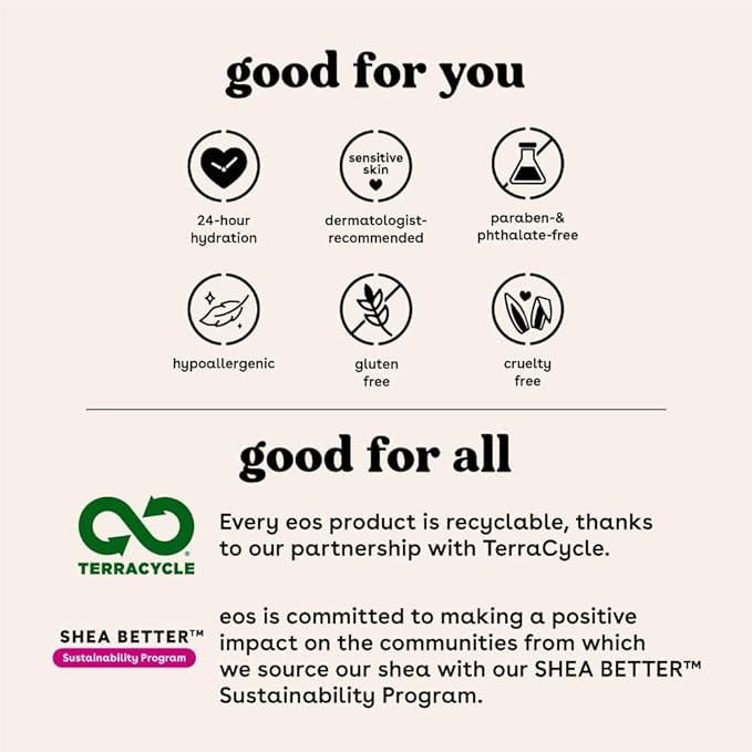 eos 24H Moisture Super Balm- Grape Fizz, Limited-Edition Lip Mask, 0.35 fl oz