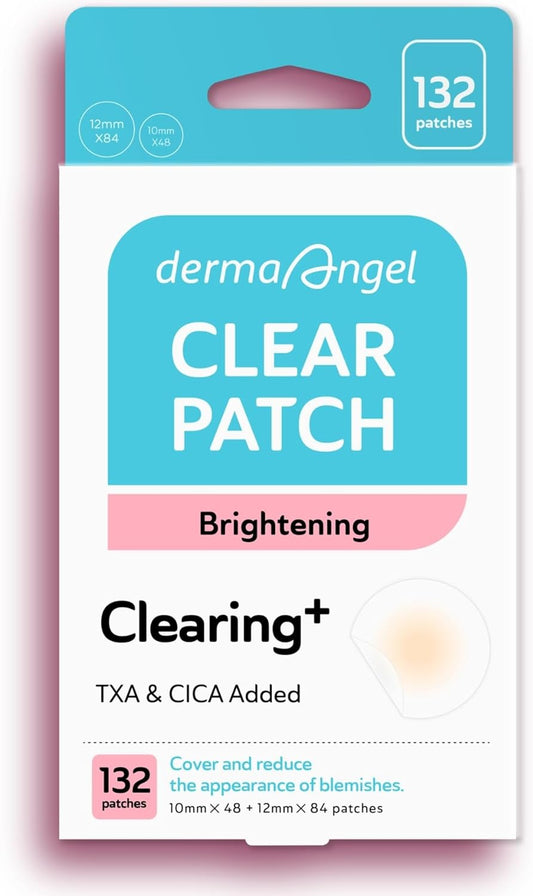Dark Spot Patches Blemish Patches with Hydrocolloid, TXA & CICA for Active Acne & Post-Inflammatory Dark Spots - Day and Night Use - UPGRADED (Post Acne - 132 Count - 2 Size)