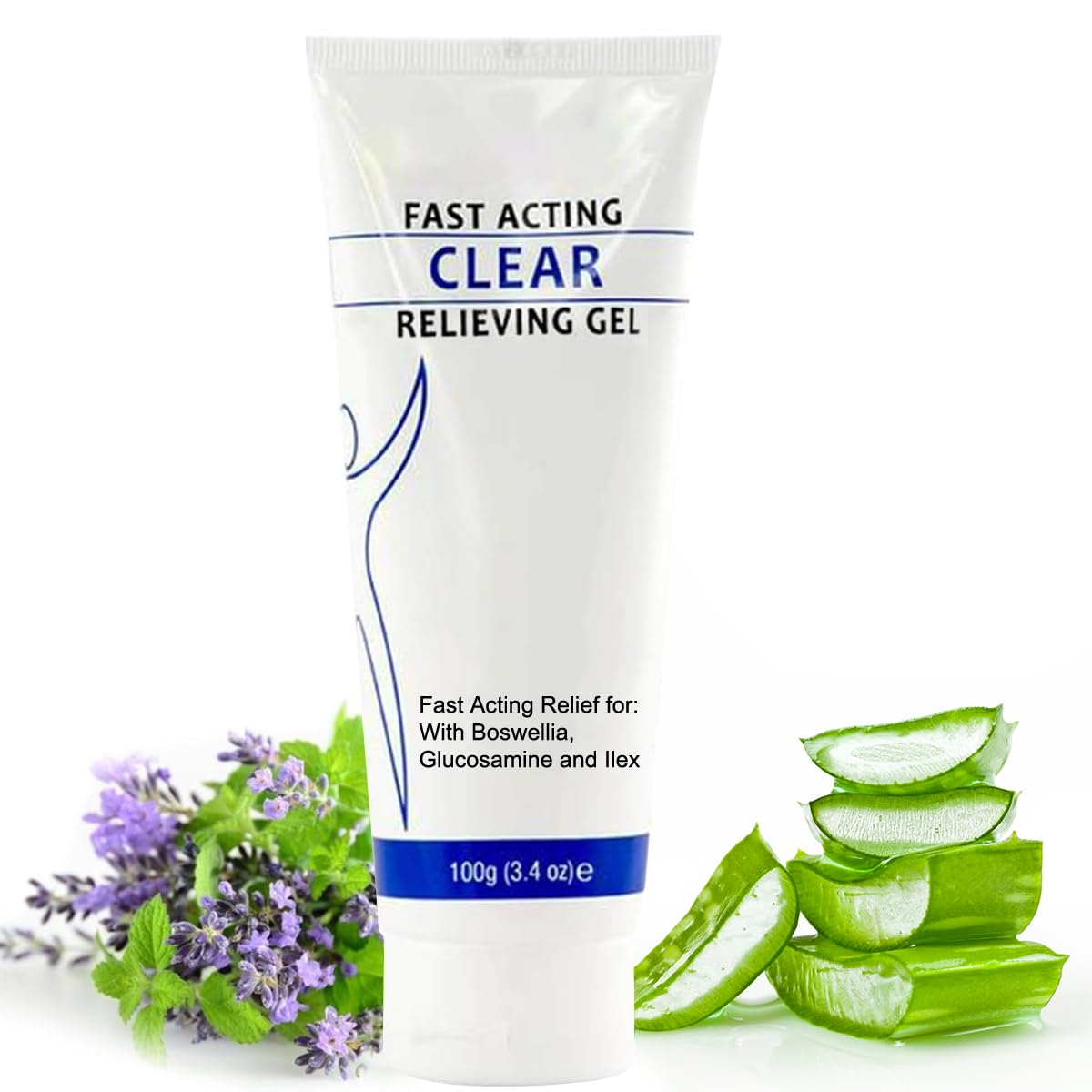 Soothing Cooling Gel 100g,Relieve Muscle Tension,Sports Soothing Cooling Body Care,Cooling with Menthol and Frankincense,Fast Absorbing for Women and Men,Brings a Comfortable Feeling(100g/3.04oz)