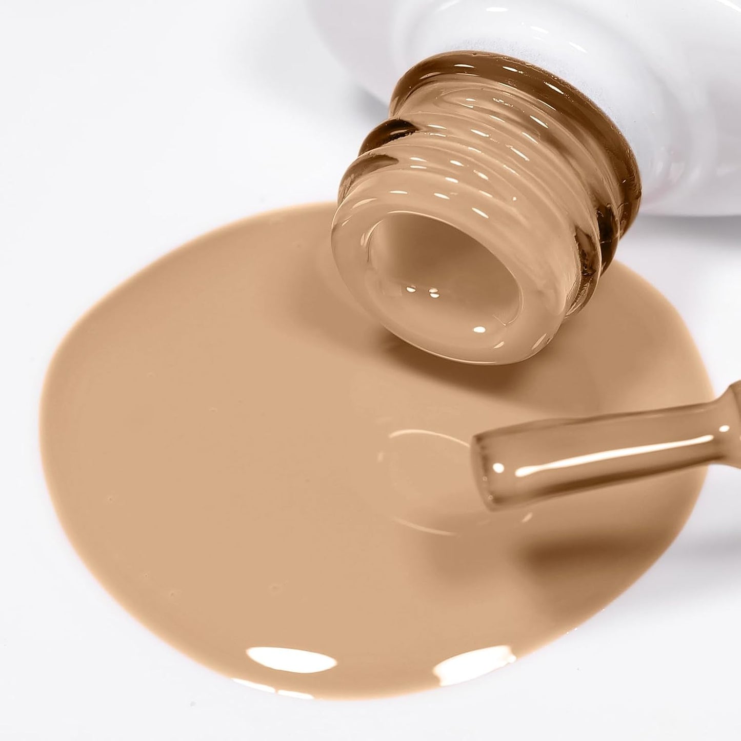 Born Pretty Jelly Gel Nail Polish Fall Winter Brown Chocolate Nude Skin Tone Milky White Gel Polish Neutral Beige Khaki Gel Polish Kit Nail Art Kit for Salon Manicure and DIY at Home 6PCS 7ML