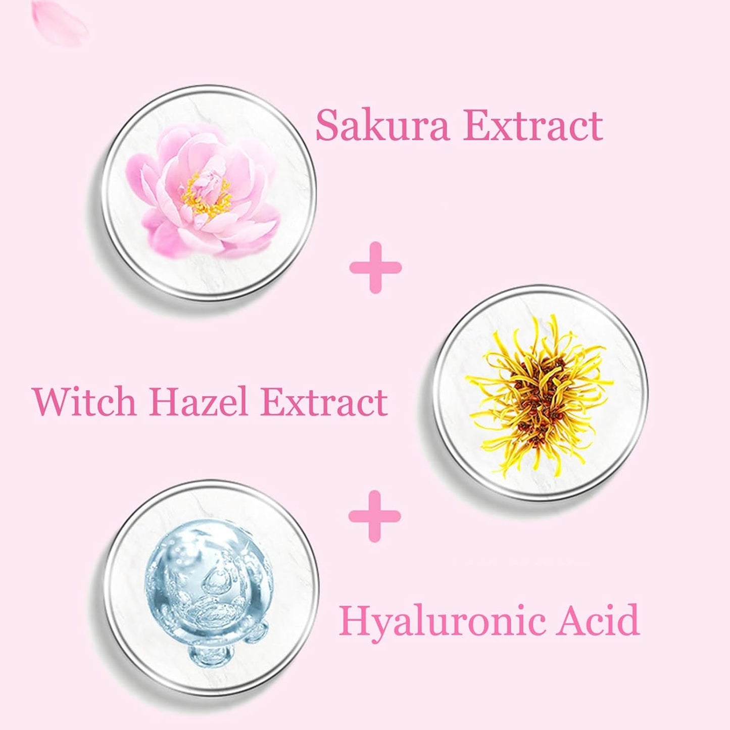 6Pcs Amino Acid Skin Care Products Set, Sakura Skin Care Sets, Nicotinamide Skin Care Gift Set for Women Girls, Skincare Routine Set, Face Care Kit with Cleanser, Mask, Toner, Eye Cream, Moisturizer