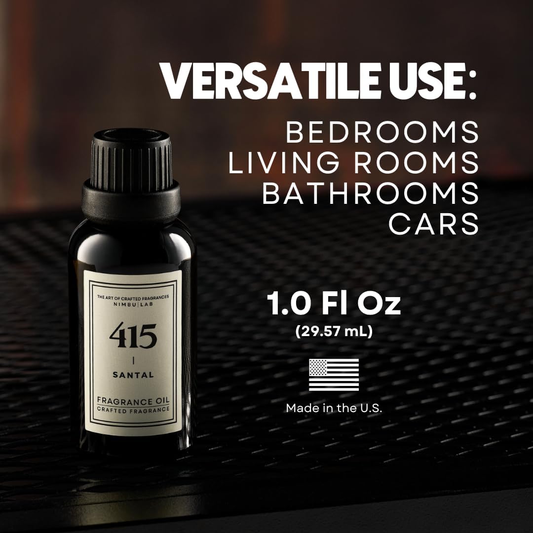 617 White Tea - Diffuser Oils, Luxury Hotel Fragrance Oil, White Tea, Bergamot, Thyme, and Mandarin, Best Essential Oils Blend for Diffusers, Aroma Oil (1.0 oz/30 ml) - Nimbu Lab