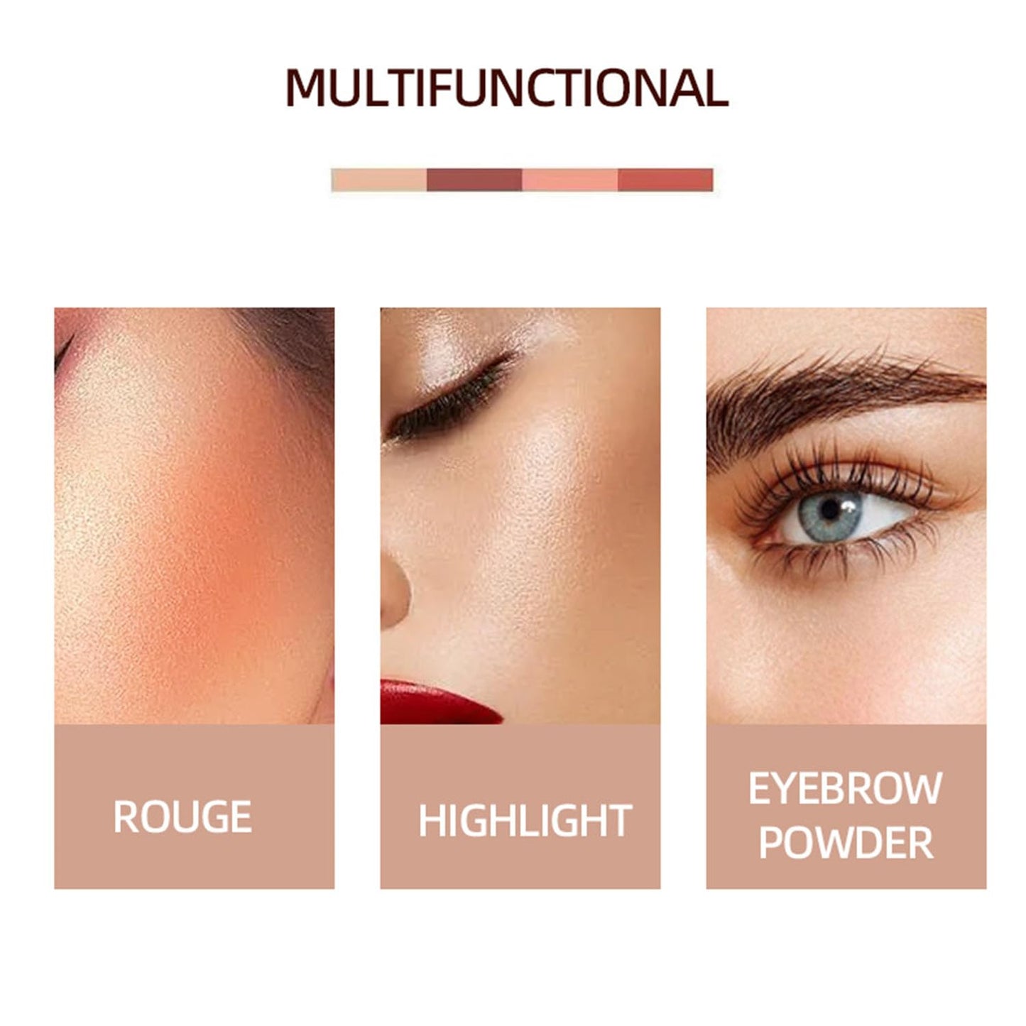 Mattew Eyeshadow Palette 9 Colors Cool Toned Matte Glitter Eyeshadow Palette (Color 01)