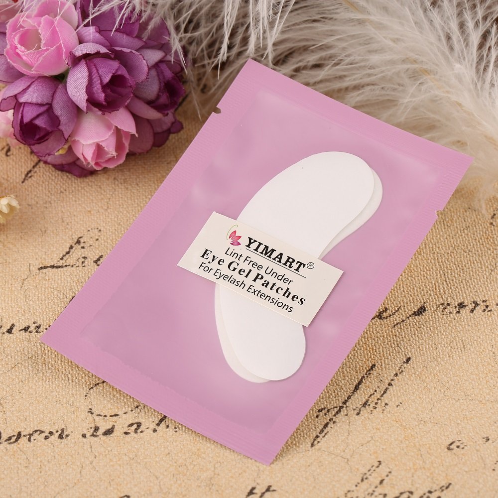 Yimart® Professional Lint Free Under Eye Gel Pad Patches Eyelash Extensions 50 Pairs