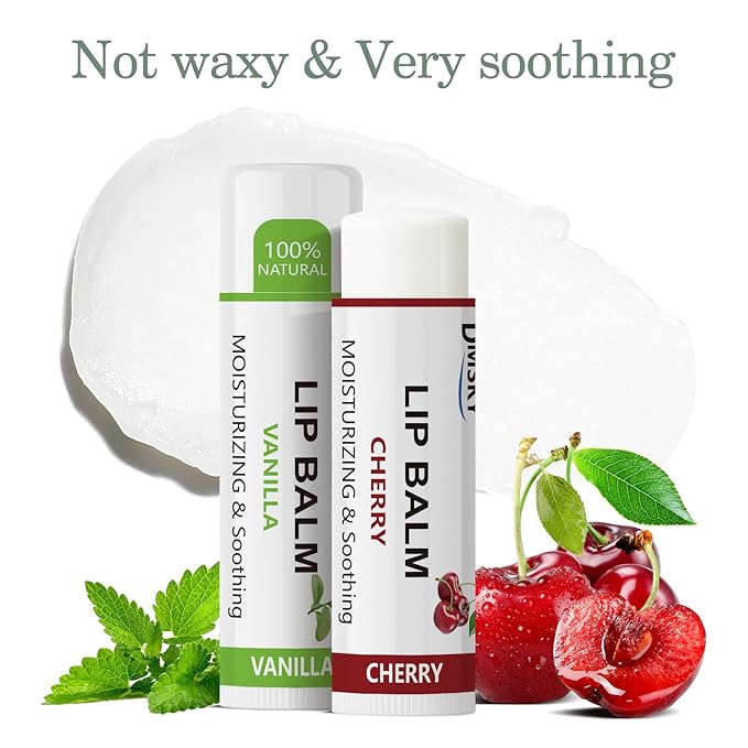 Dmsky Lip Balm Bulk, Fruit Lip Balm Variety Pack, Hydrating Lip Balm for Men Women Kids, 0.15 Oz, 360 count (Pack of 1)