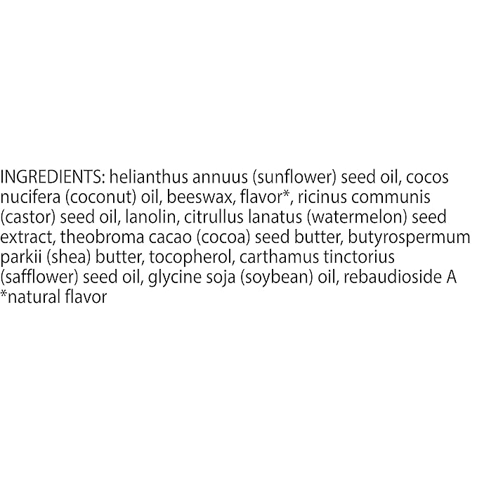 Burt's Bees Lip Balm - Watermelon, Lip Moisturizer With Responsibly Sourced Beeswax, Tint-Free, Natural Origin Conditioning Lip Treatment, 2 Tubes, 0.15 oz.