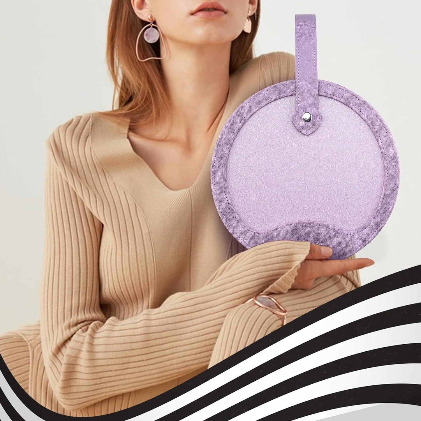 Color Nymph All In One Makeup Kit For Teens With Portable Cosmetics Bag, Multiple Makeups For Begginers As New Year,Birthday Gift Included 38-Colors Eyeshadows Lipglosses Brushes (Purple)