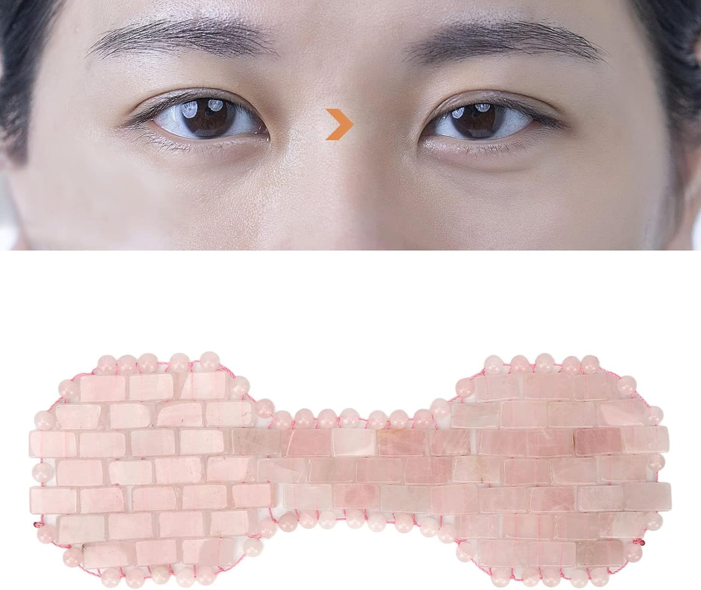 HURRISE Jadestone Eye Pad,Jade Eye Mask,Stone Patch Massage Sleep Eye Pad Jadestone Eye Patch Relaxation, Jadestone Eye Patch Fitting Comfort Eye Covers for Men Women