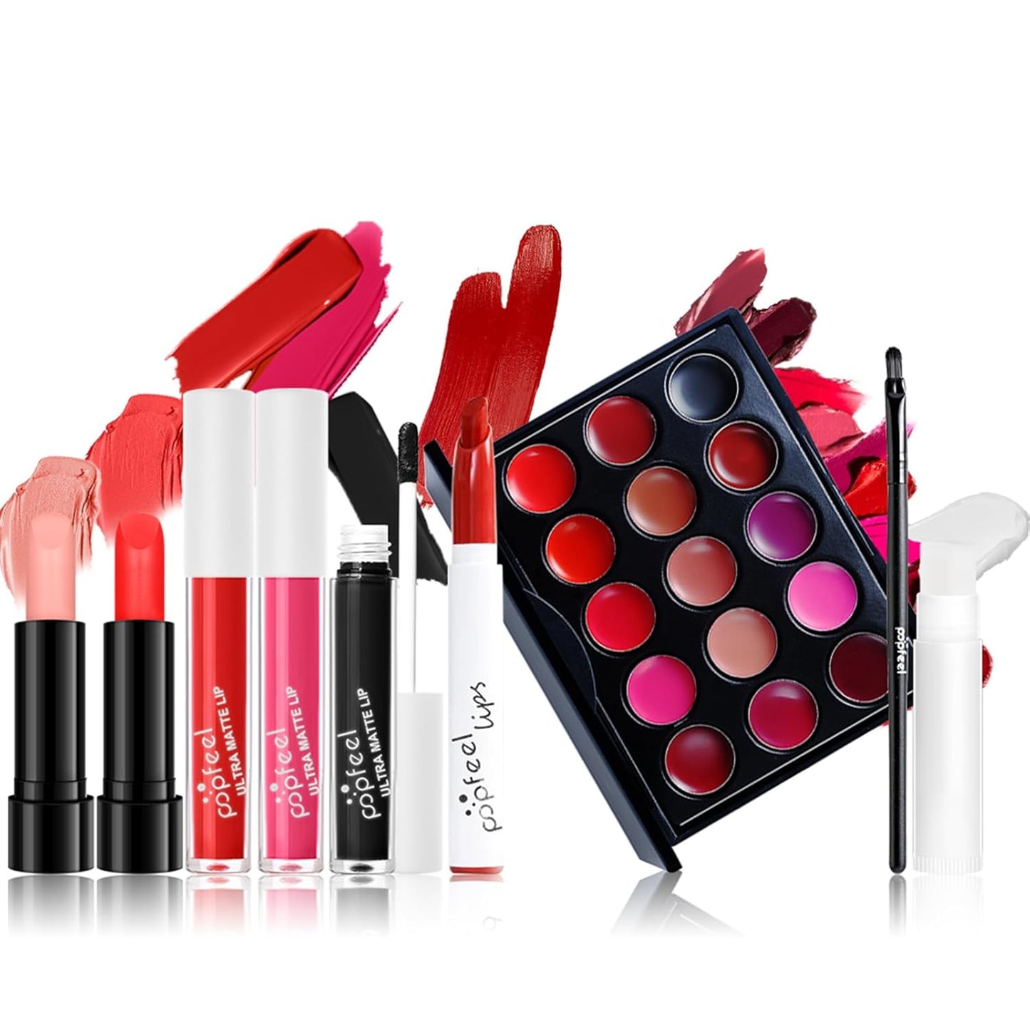 All in One Makeup Kit for Women Full Kit Girls Makeup Gift Sets Xmas Essential Bundle Include Eyeshadow Palette Lipstick Blush Concealer Eyeliner Mascara Foundation Brush Eyebrow Pencil