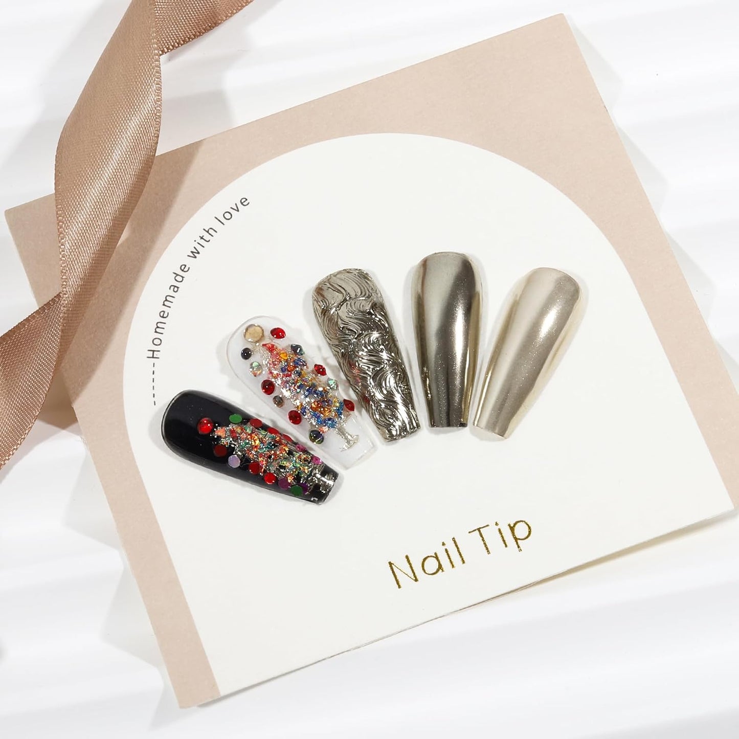 Artdone Chrome Nail Powder, Pale Gold Iridescent Aurora Powder Metallic Mirror Effect Pigment Pearlescent Mermaid Pigment Pearl Glitter Dust Kit, Nail Art Decoration, Resin Craft