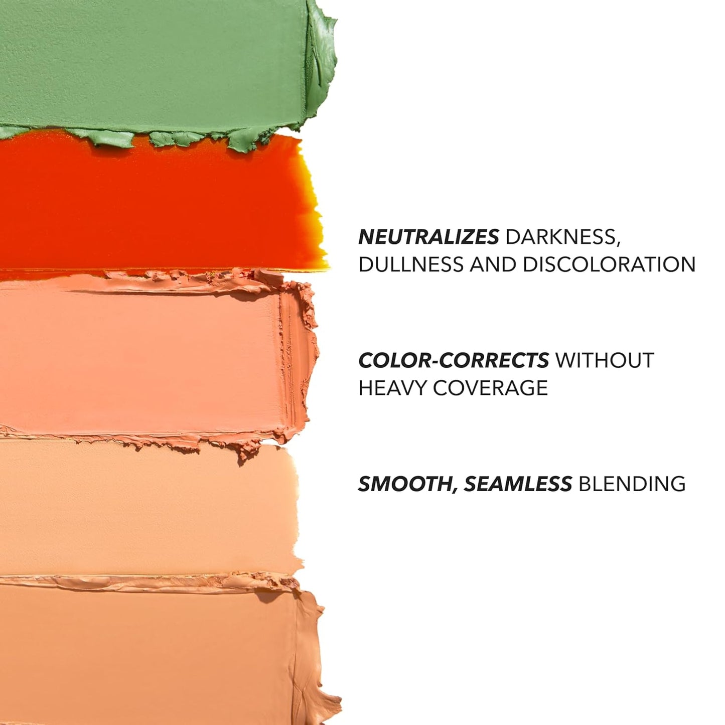 Cover FX Correct Stick Peach Color Corrector Concealer - Peachy: Neutralize Darkness & Discoloration (Medium to Tan Skin Tones) - Creamy Lightweight Full Coverage