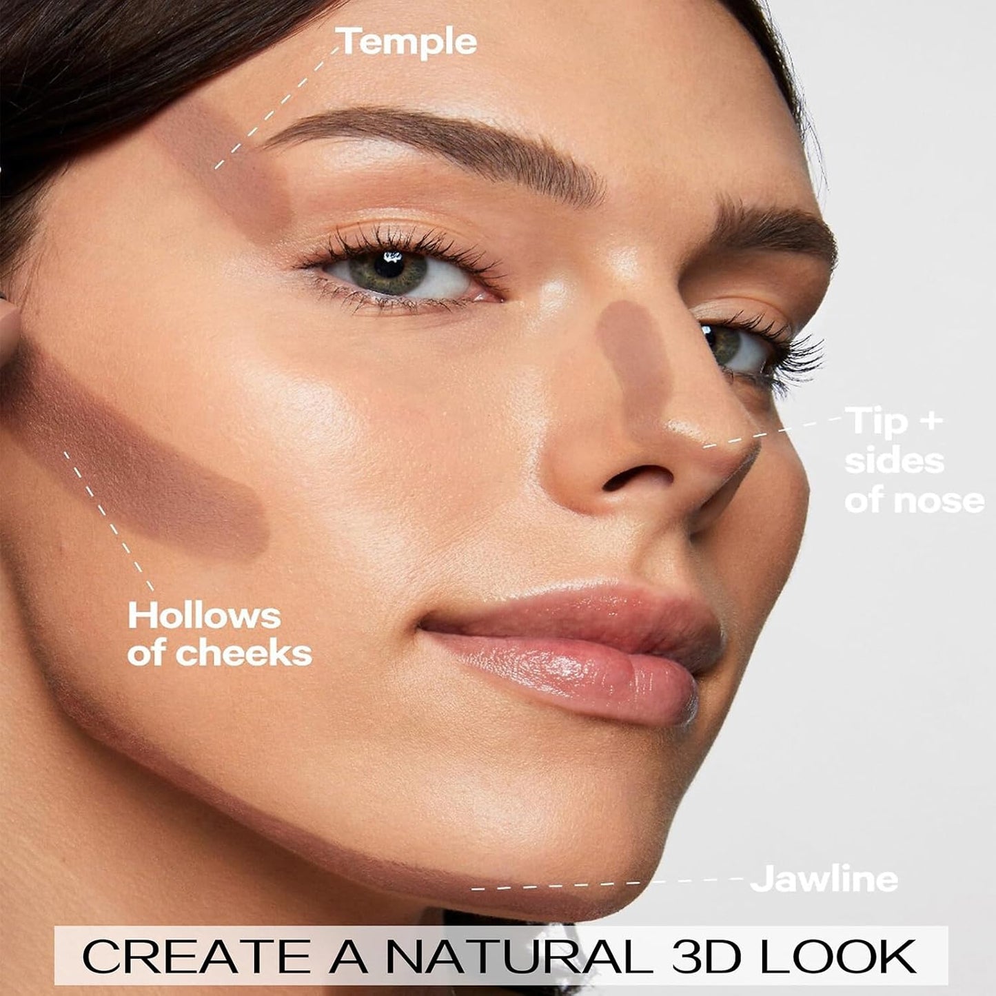 8 Colors Cream Contour Sticks Makeup Kit, Dual-Ended Concealer Stick With Soft Brush, Non-Greasy Long-Wear Face Primer Multi-Use Contouring Pen, Full Coverage Shades Corrector Concealer (04#)