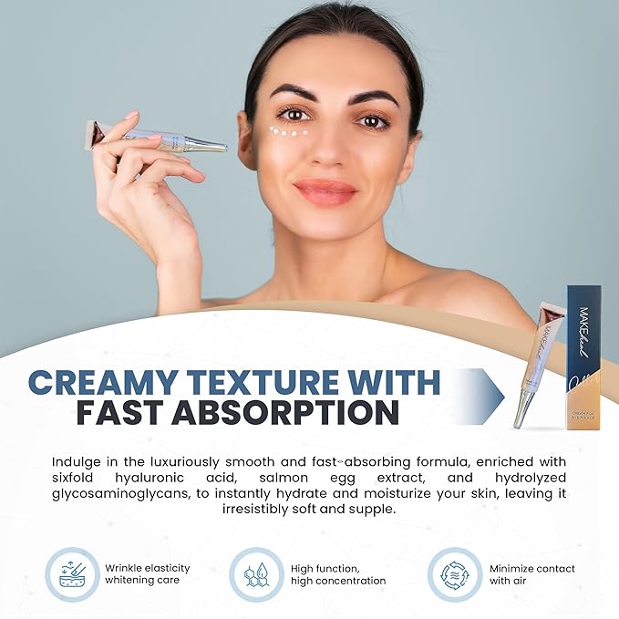 Collabeau Eye and Face Cream Special Set, Intensive Elasticity Care, Hydrolyzed Collagen, Elastin, Hyaluronic Acid, Soft and Supple Skin, Wrinkle Care, Mediheal Skincare (25ml x 4ea)