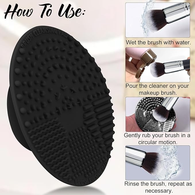 Bueart Design Pro makeup Artist 34Pcs Deluxe Real Goat Hair Horse hair Makeup Brushes Set with extra Large Holder High End Professional labeled makeup brush set with natural Pony Hair