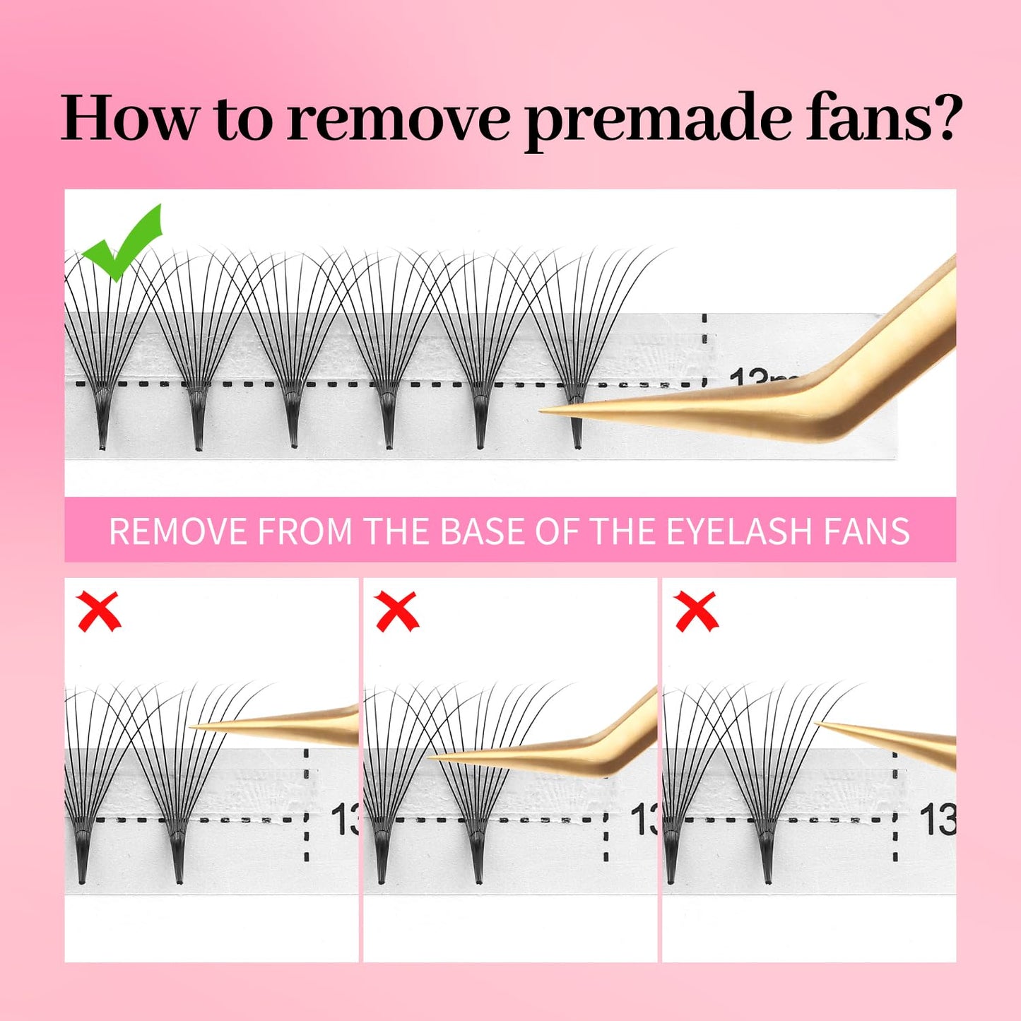Premade Fans Eyelash Extensions 9D Volume Lash Extensions 0.07 Thickness Eyelash Extension C Curl Premade Lash Fans Mix 9-16mm Fluffy Soft Handmade Lash Fan Eyelashes(9D-0.07-C,9-16mm)