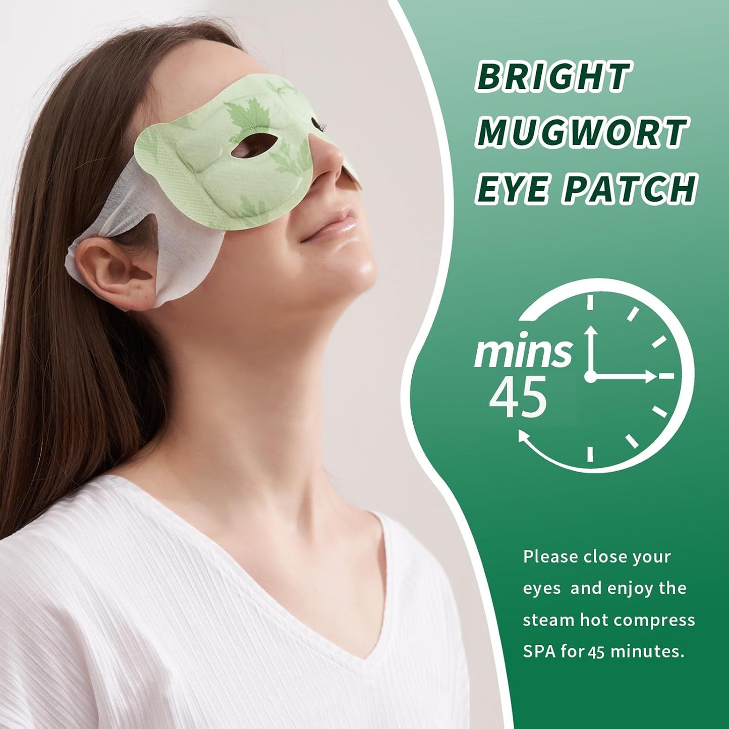 18 Packs Steam Eye Masks for Dry Eyes Hollow Spa Warm Eye Mask, Heated Eye Mask Reduce Puffiness & Dark Circles, Hydrate & Soothe Tired Eyes, Travel Essentials, Business Trip, Party Favors, Unscented