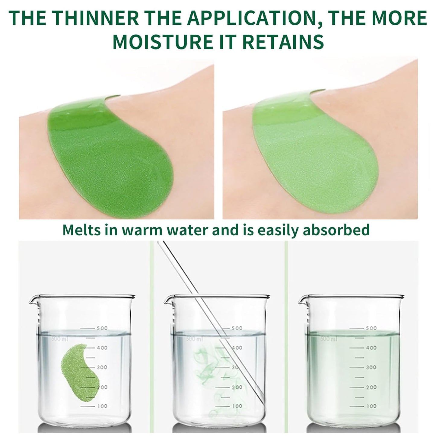 Under Eye patches (64 pcs)-Green Tea Eye Mask with Hyaluronic Acid, Cooling Eye Care for Puffy Eyes & Dark Circles Treatments,Reduce Under Eye Bags and Smooth Wrinkles