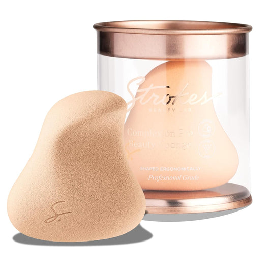 Original Beauty Blender Makeup Sponge Applicator for Powder, Cream & Liquid, Beauty Tools Puff, Streak Free Application, Vegan, Cruelty Free Made in USA, Peach