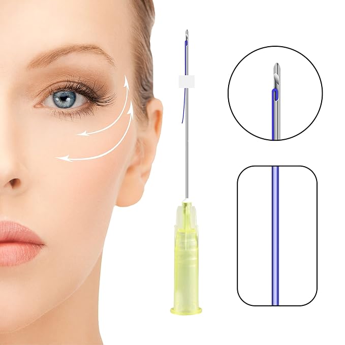 Pdo Threads Lift for Eyes, Pdo Lifting Thread, Improves Wrinkles And Sagging Around The Eye Area (20PCS-30G*25MM)