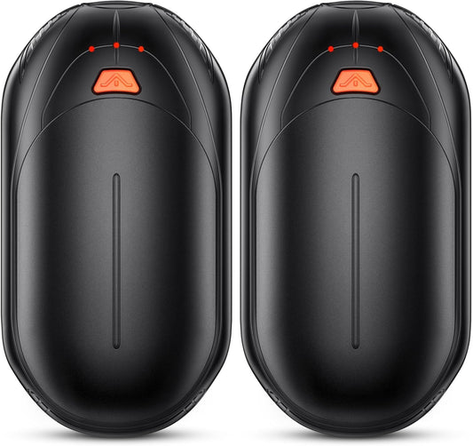 AI Hand Warmers Rechargeable 2 Pack, AI Smart Chips Electric Hand Warmers, 20Hrs Long Safe Heat, Portable Pocket Heater, Gifts for Christmas, Outdoor, Hunting, Golf, Camping Accessories