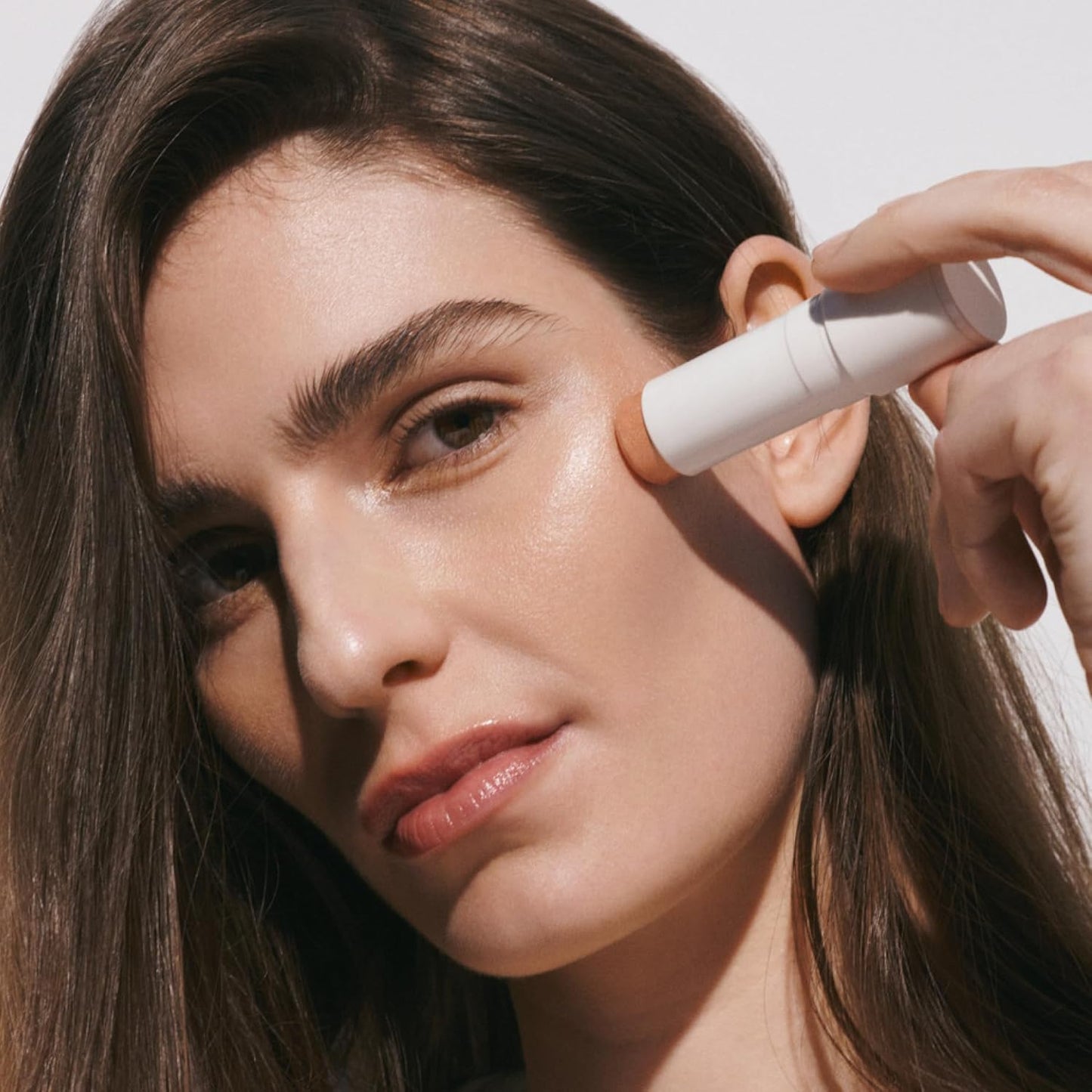 goop Beauty Glow Skin Highlighter Stick | Multi-Use Highlighter with Pearlescent Glow | Amino Acid & Micropearl Blend | Makeup and Skincare | Petal: Cool-Toned Light Pink | 0.28 oz