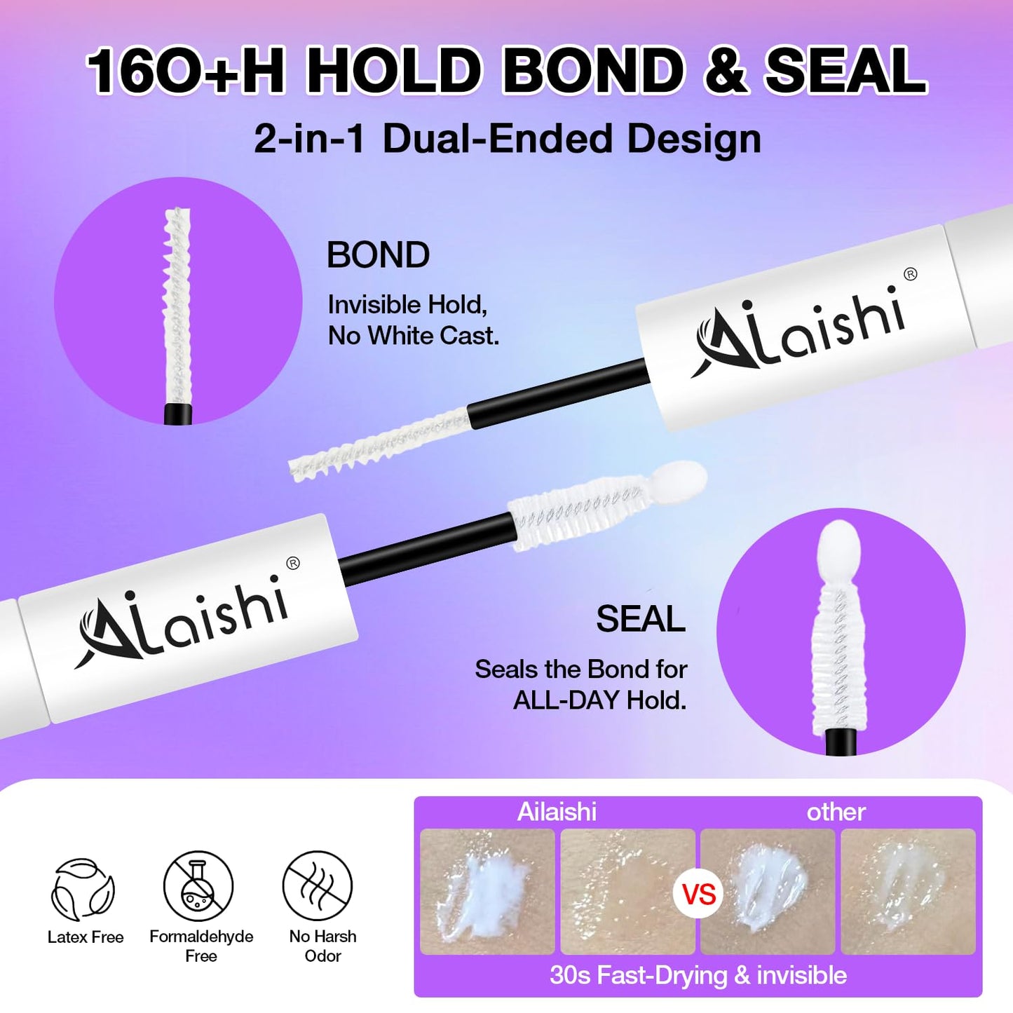 Fluffy False Eyelashes Kit With Bond, Seal and Tweezer, 7 Pairs Natural Look Fake Cat Eye Lashes Strips Thin Band Extensions Waterproof Easy Eyelashes for Beginners DF79