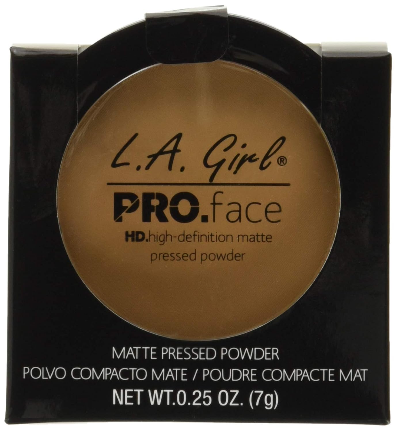 L.A. Girl Pro Face HD Matte Pressed Powder, Classic Tan, 0.25 Ounce (Pack of 3)