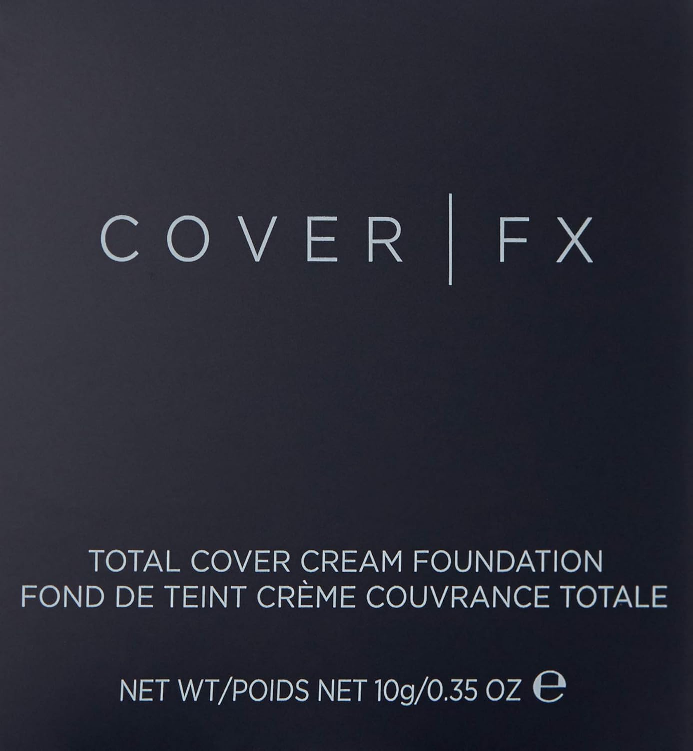 Cover FX Total Cover Cream Foundation: Oil-free Cream Foundation and Concealer - Full Coverage and Powerful Antioxidant Protection - N120, 0.35 oz