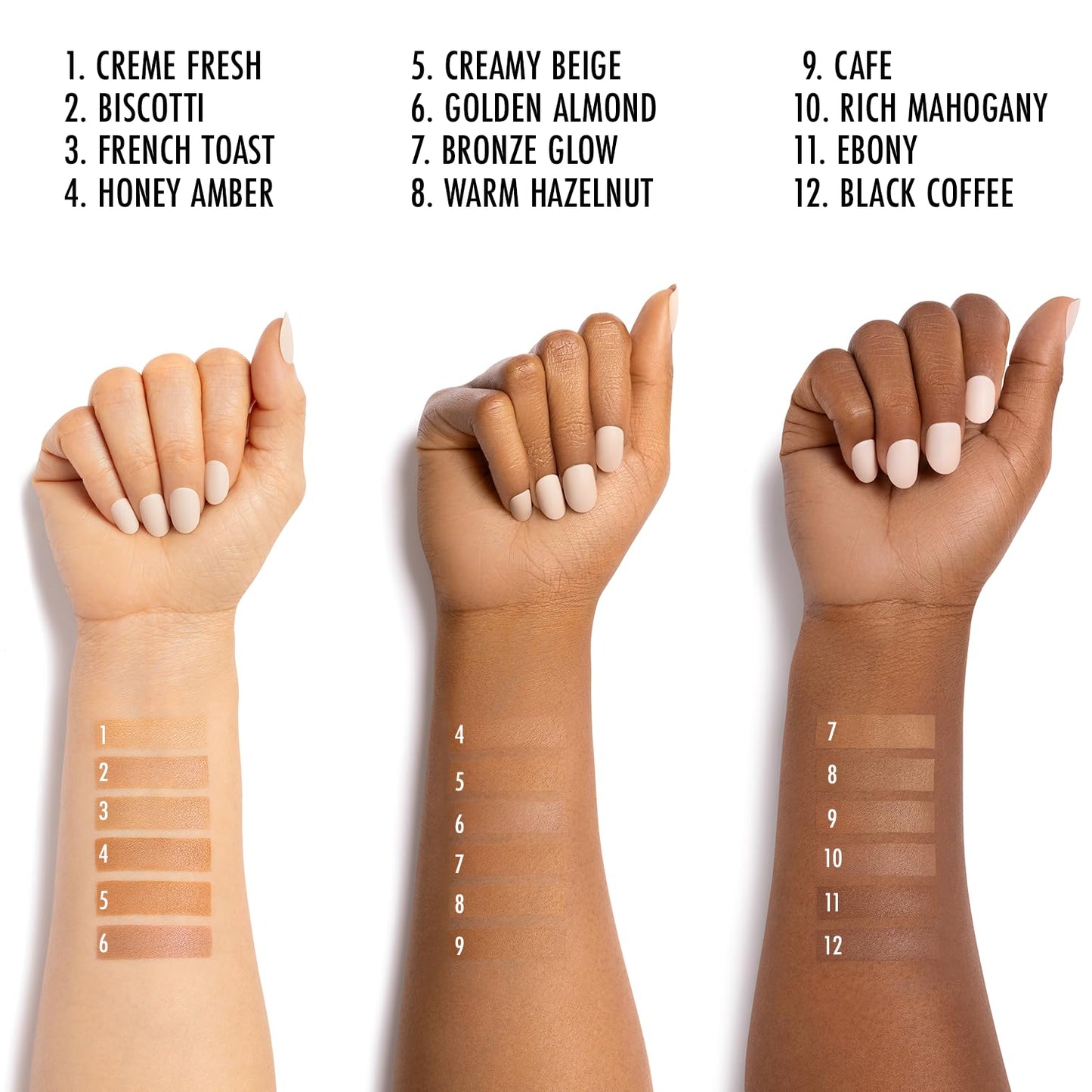 Black Radiance Pressed Powder, Buildable & Blendable Matte Finish Shine Control Compact with Mirror & Applicator, Cruelty-Free & Vegan - Biscotti