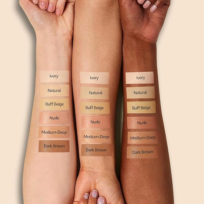 Air Cushion CC Cream Foundation - Mushroom Head BB Creams, Long Lasting Concealing Brightening, Moisturizer Face Cream,Facial Skin Care Makeup For All Skin Types (Nude)