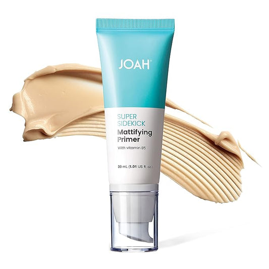 JOAH Beauty Super Sidekick Mattifying Makeup Primer, Pore Minimizing Matte Finish, Hydrating and Long Lasting Korean Face Primer for Oil Control, Helps Smooth, Blur Skin, For All Skin Types, 1.01 Oz