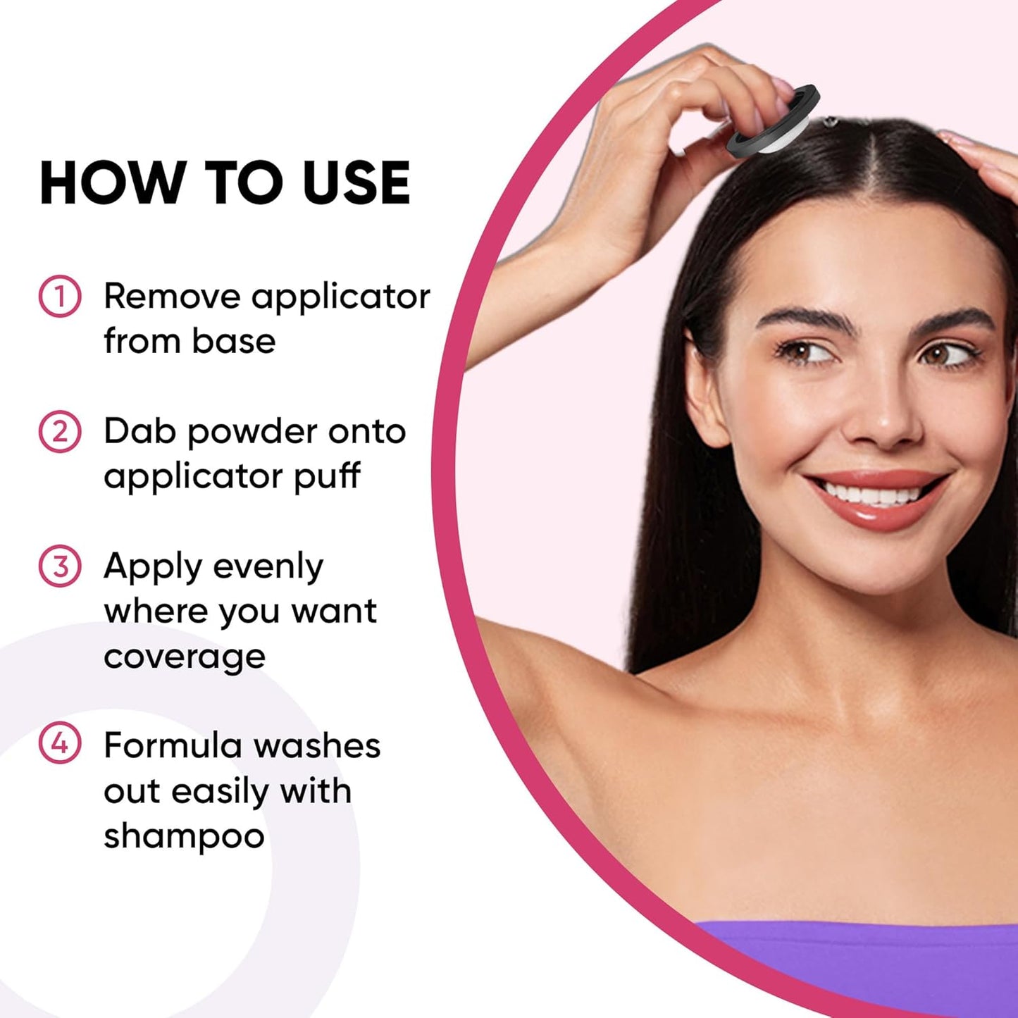 GBG Hairline Powder, Light Brown - 48-Hour Coverage Root Touch Up Powder for Bald Spots, Instant Hair Loss Concealer & Brightening Highlights - Hair Fillers for Thinning Hair for Women & Men, 4g