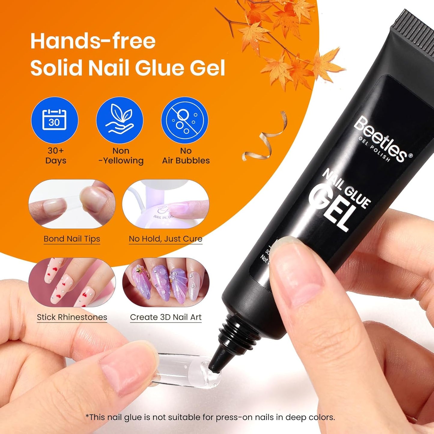 Beetles Gel Nail Kit Medium Almond with Nail Dehydrator and Primer, 576Pcs Half Matte Etch-X Gel Nail Tips Solid Nail Glue Mini Nail Lamp Acrylic Nail Tips Easy DIY Nail Extension Set Gift for Women
