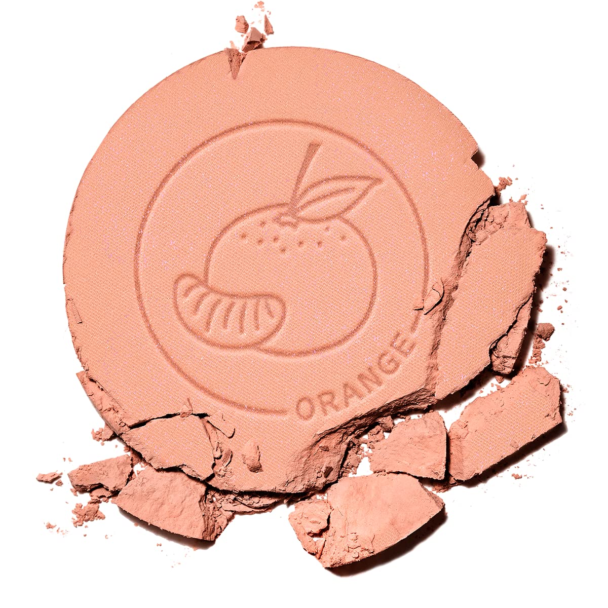 Face Blush, Powder Blush Makeup, Longlasting Highly Pigmented Face makeup, Smooth, Vegan & Cruelty Free, 1 Count, 02 ORANGE