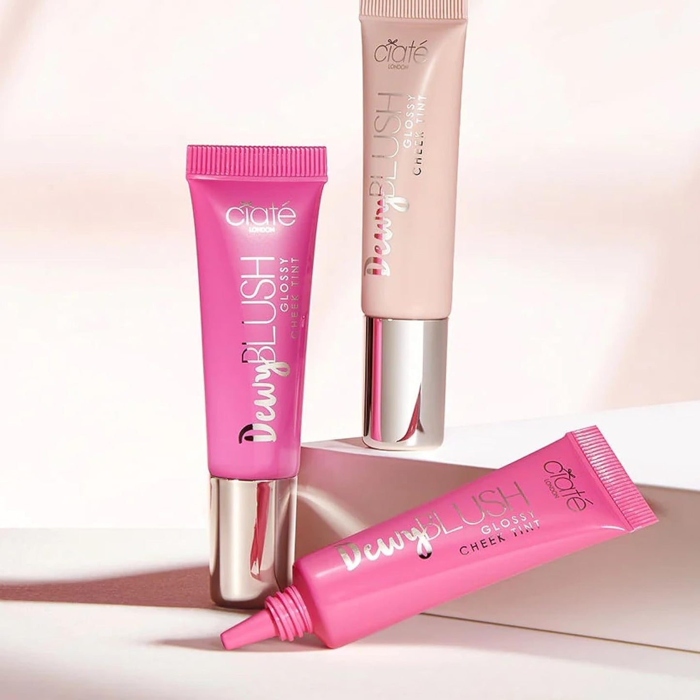 Ciaté London Dewy Blush Glossy Cheek Tint, Brightening Yuzu Extract, Detoxing Dragon Fruit Extract, Refreshing Fruit Scent, Papaya - 1