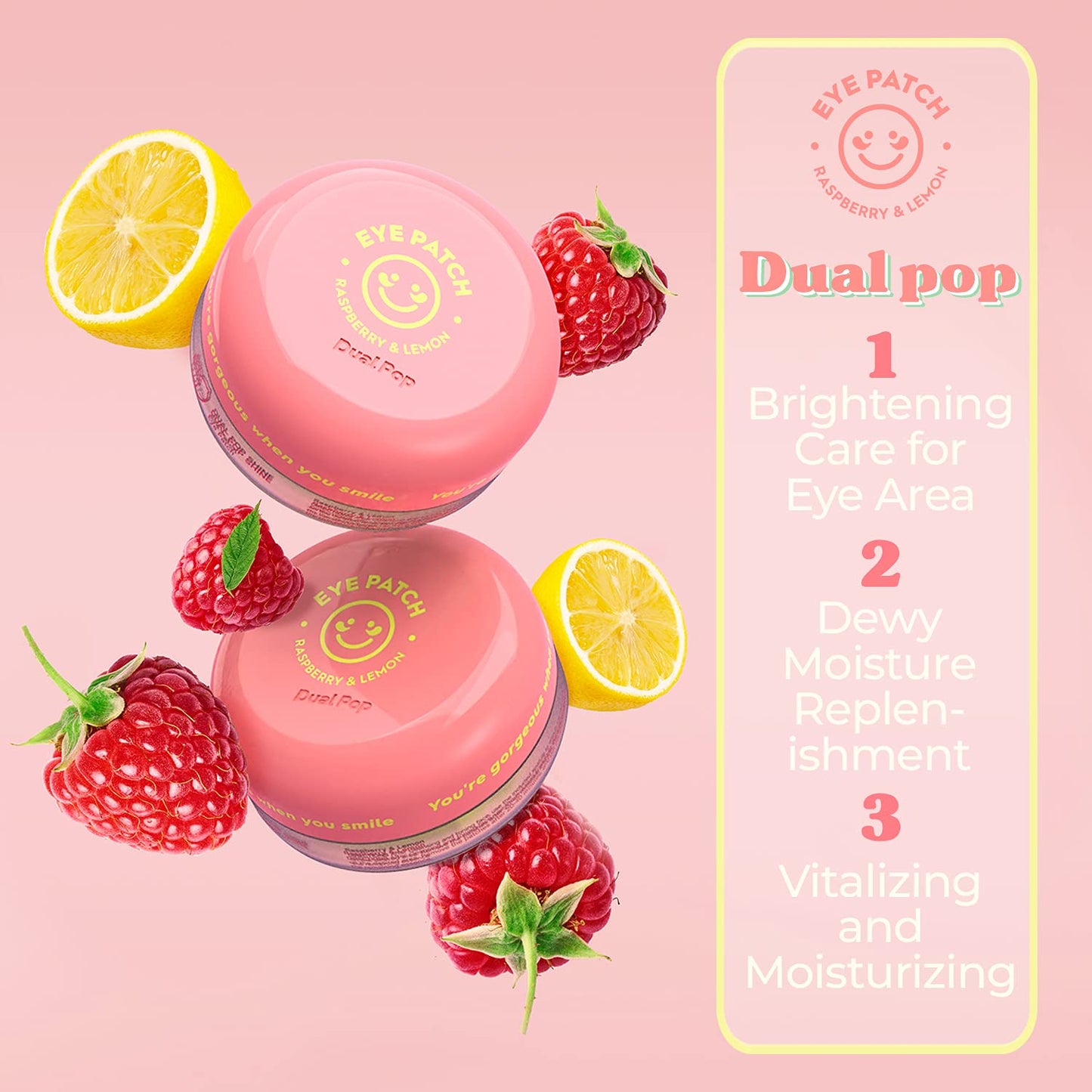 SNP Dual Pop Under Eye Patches | Eye Mask for Hydrating, Brightening and Firming All Skin Types | Treatment for Wrinkle and Puffy Eyes | Wrinkle Reduce Patches | Korean Skincare Eye Mask | 30 Patches