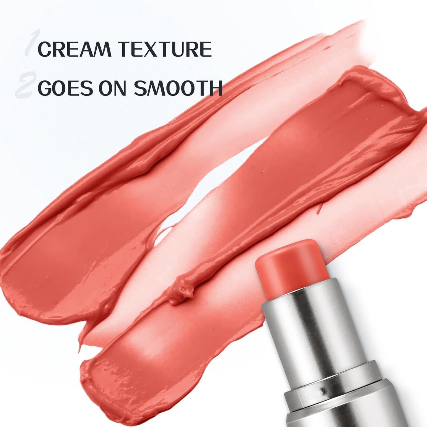 Boobeen Highlighter Makeup Stick, Cream Highlighter & Blush Stick, Face Contouring Illuminator, Natural Translucent Light Moisturizer Dewy Finish