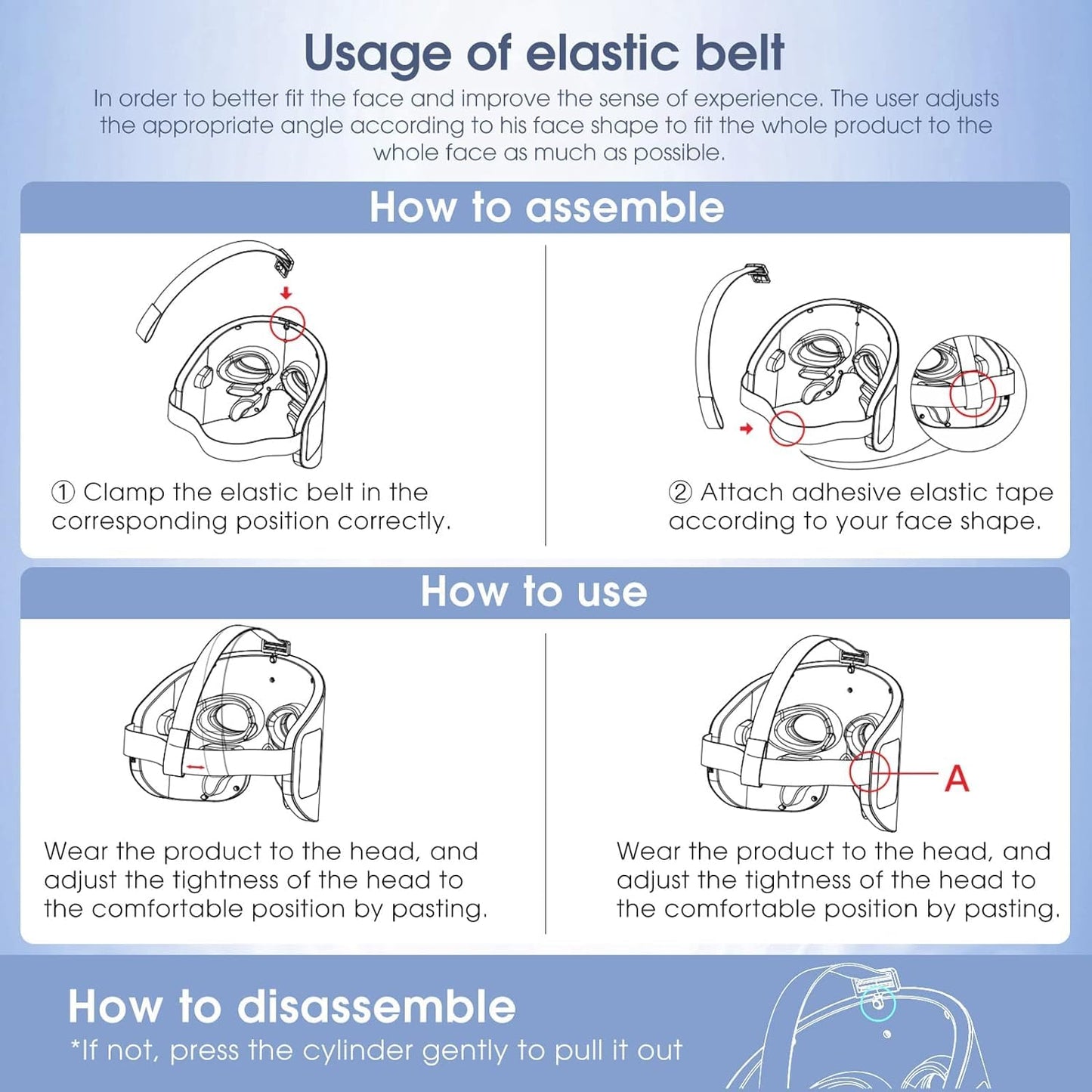 Beauty Mask Eye anti-wrinkle skin rejuvenation beauty device