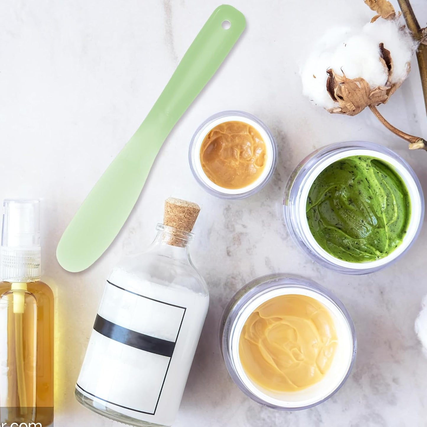 10pcs Tool Stick Makeup Spatulas Makeup Scoop Cosmetic Scoop Sampling Spatula Cosmetics Mixing Spatulas Cosmetic Applicator Spoon Large Mixing Spoon